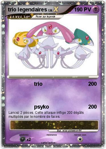Pokemon trio legendaires