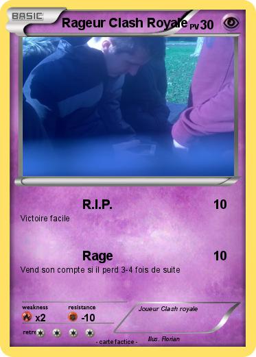 Pokemon Rageur Clash Royale