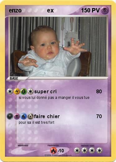 Pokemon enzo                ex 