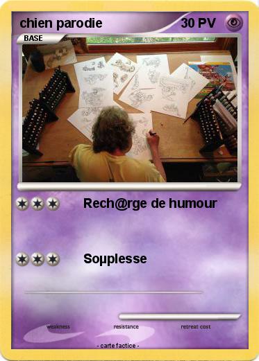 Pokemon chien parodie