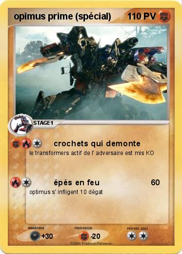 Pokemon opimus prime (spécial)