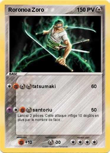 Pokemon Roronoa Zoro