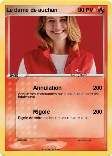 Pokemon Le dame de auchan