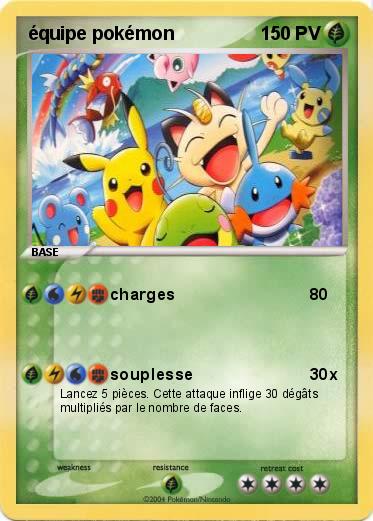 Pokemon équipe pokémon