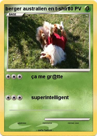 Pokemon berger australien en t-shirt