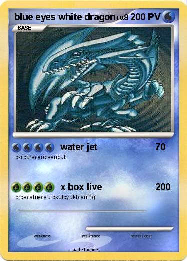 Pokemon blue eyes white dragon