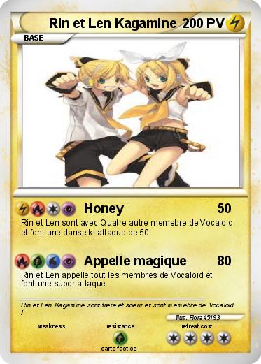 Pokemon Rin et Len Kagamine