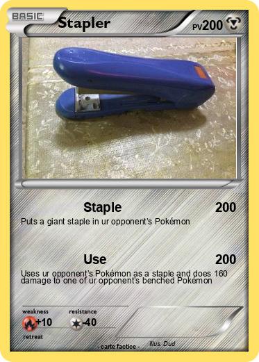 Pokemon Stapler