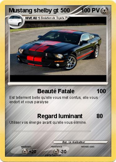 Pokemon Mustang shelby gt 500