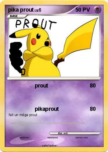 Pokemon pika prout