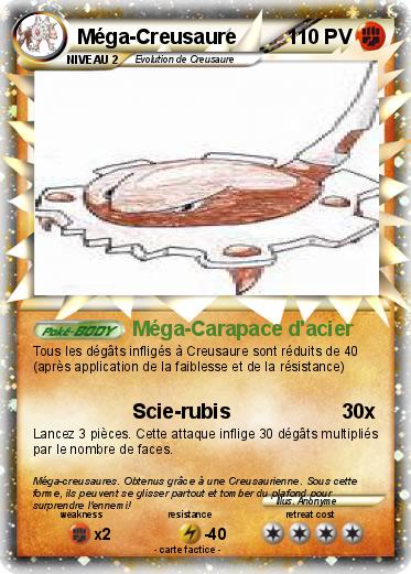 Pokemon Méga-Creusaure