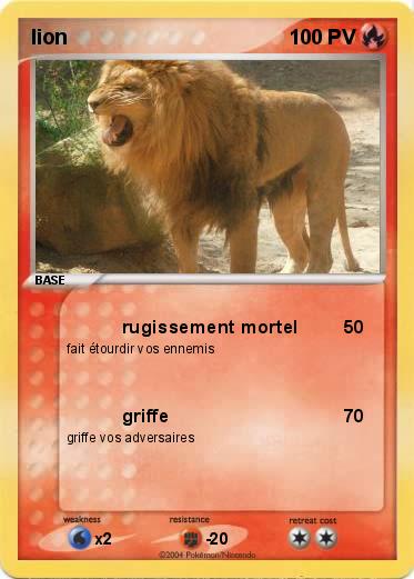Pokemon lion