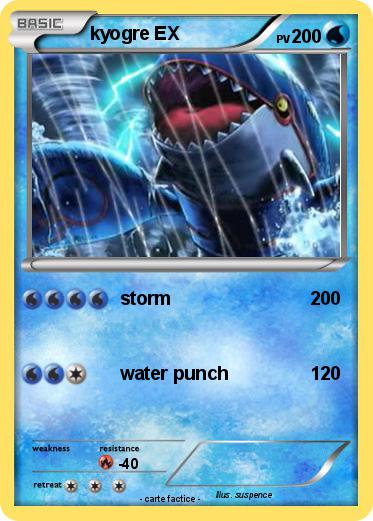Pokemon kyogre EX
