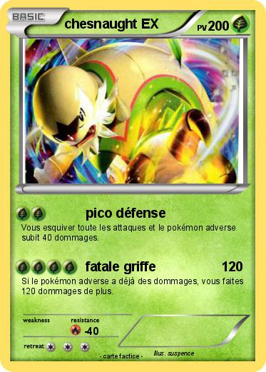 Pokemon chesnaught EX