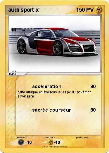 Pokemon audi sport x