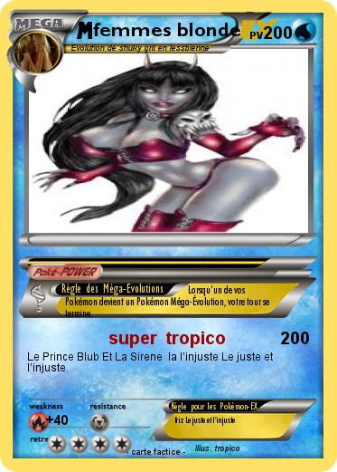 Pokemon femmes blonde