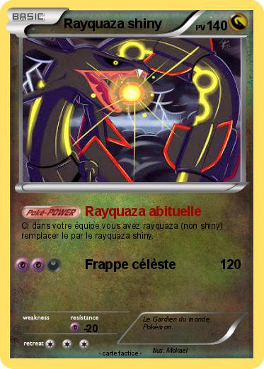Pokemon Rayquaza shiny