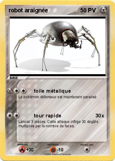Pokemon robot araignée