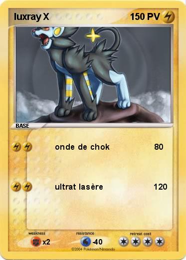 Pokemon luxray X