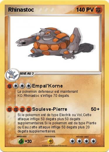 Pokemon Rhinastoc
