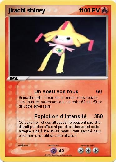 Pokemon jirachi shiney                     1           