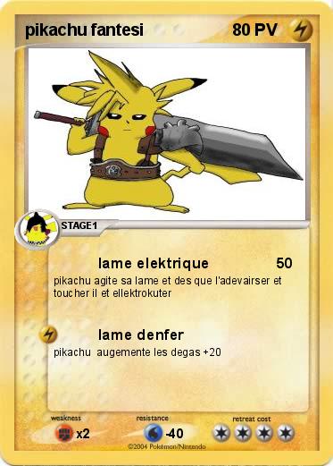 Pokemon pikachu fantesi