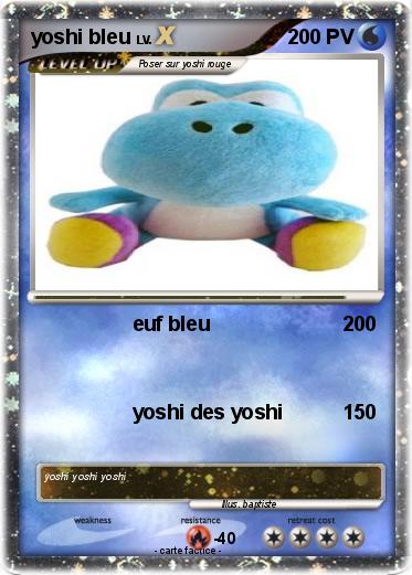 Pokemon yoshi bleu