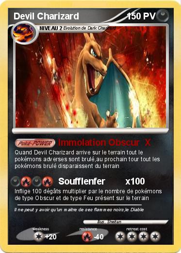 Pokemon Devil Charizard