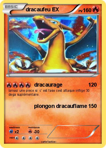 Pokemon dracaufeu EX