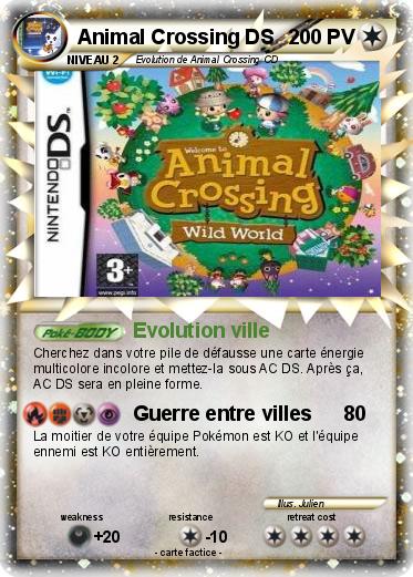 Pokemon Animal Crossing DS