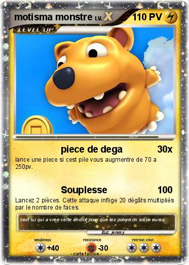 Pokemon motisma monstre