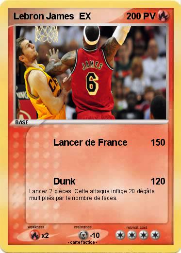 Pokemon Lebron James  EX