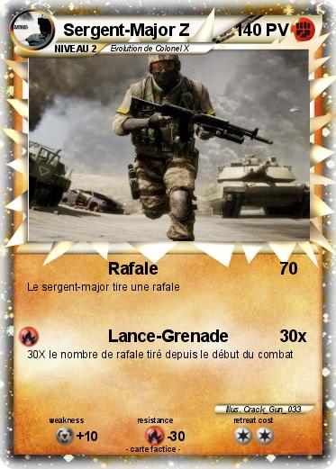 Pokemon Sergent-Major Z