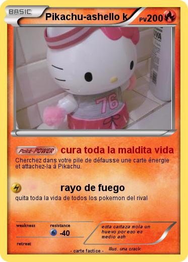 Pokemon Pikachu-ashello k