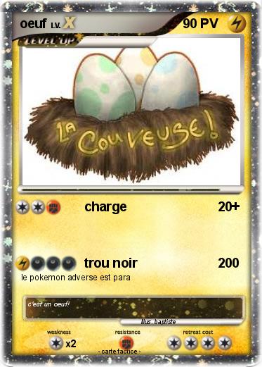 Pokemon oeuf