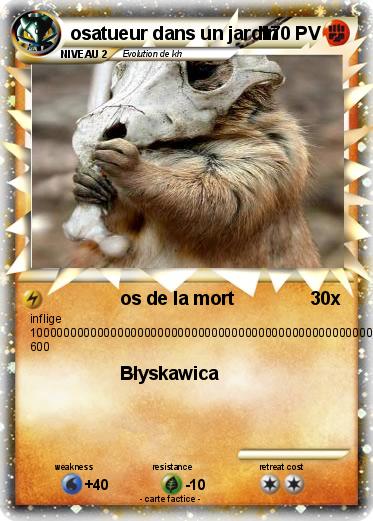 Pokemon osatueur dans un jardin