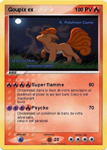 Pokemon Goupix ex