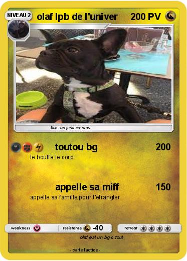 Pokemon olaf lpb de l'univer