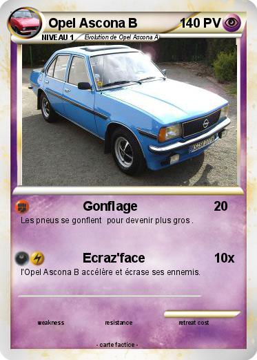 Pokemon Opel Ascona B