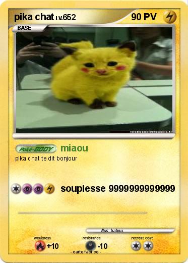 Pokemon pika chat