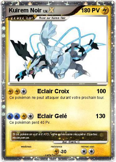 Pokemon Kuirem Noir