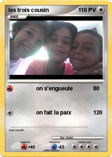 Pokemon les trois cousin