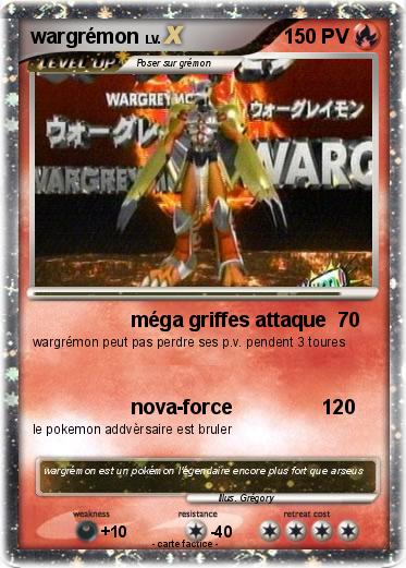 Pokemon wargrémon