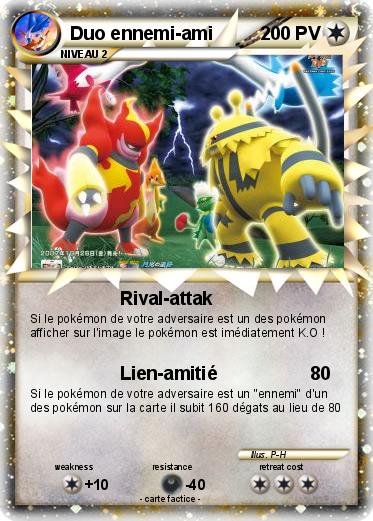 Pokemon Duo ennemi-ami