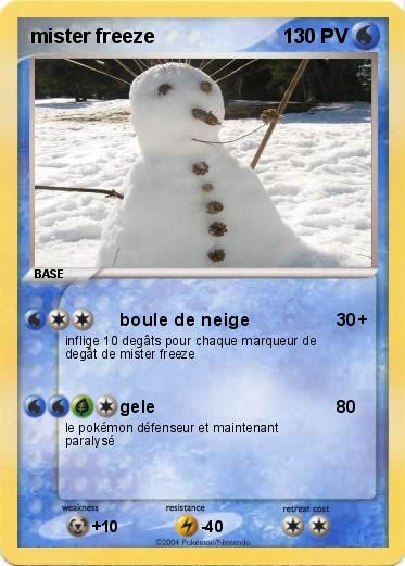 Pokemon mister freeze