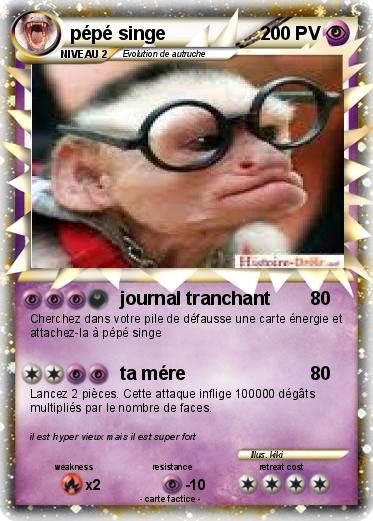 Pokemon pépé singe