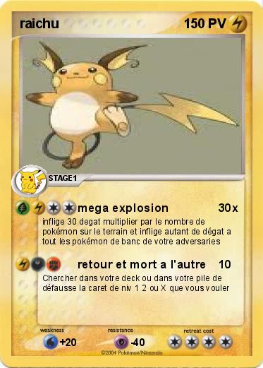 Pokemon raichu
