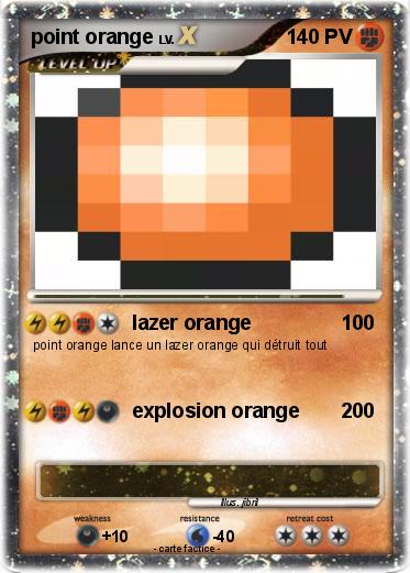 Pokemon point orange