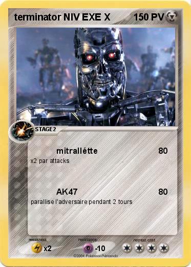 Pokemon terminator NIV EXE X
