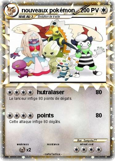 Pokemon nouveaux pokémon